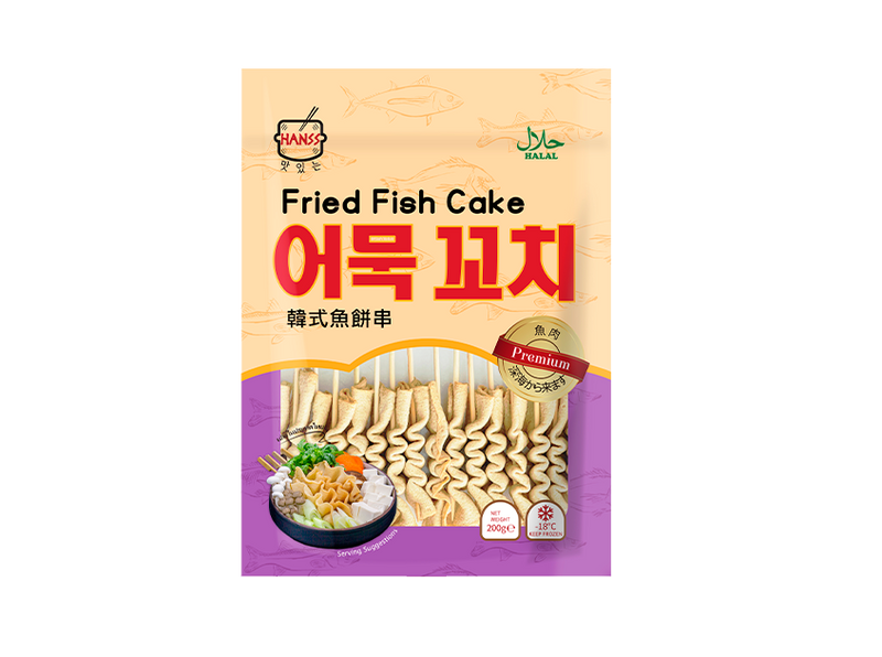 ❄️HANSS Korea Fried Fish Cake Skewers 200g