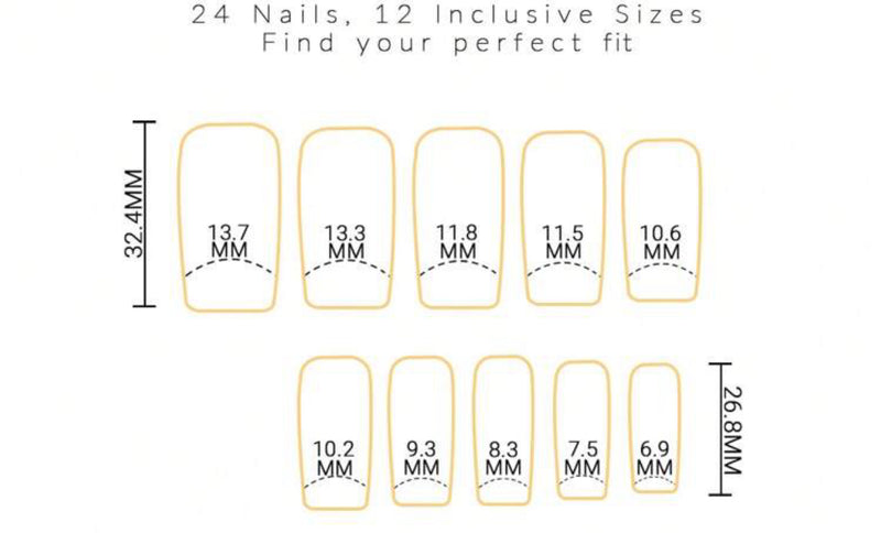 Y2K pink Butterfly Extra Long Press On Nails (24pcs)