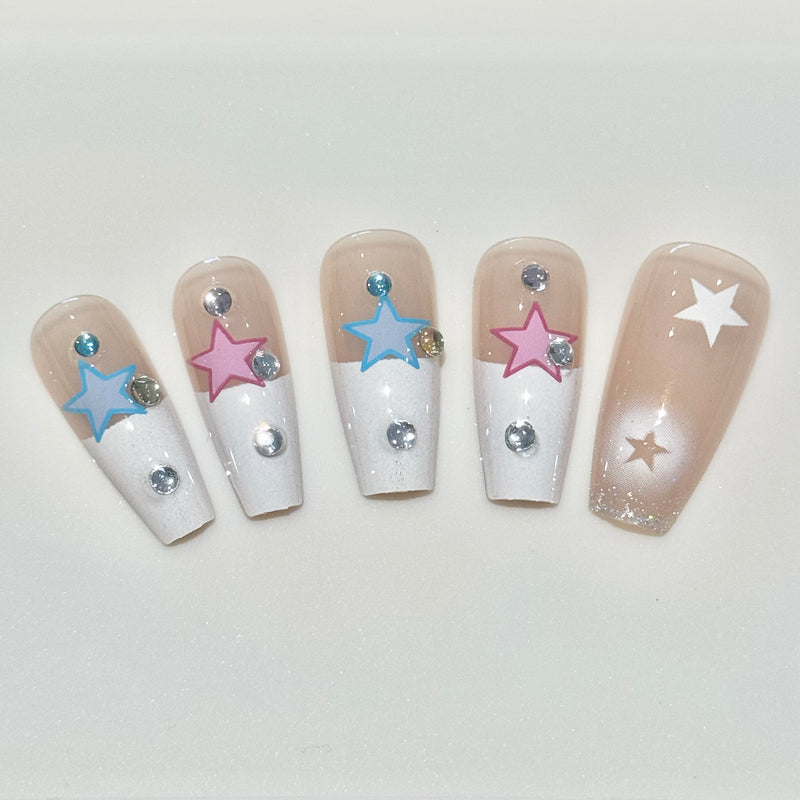 Little Twin Star Press On Nails (24pcs)