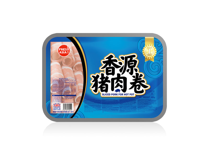 ❄️FRESHASIA Thin Cut Pork Slices Roll 400g