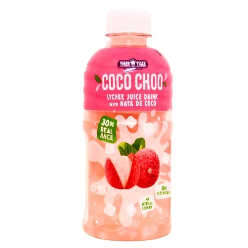 TT Coco Choo Lychee Juice Drink  with Coconut Jelly 320ml (HALA)