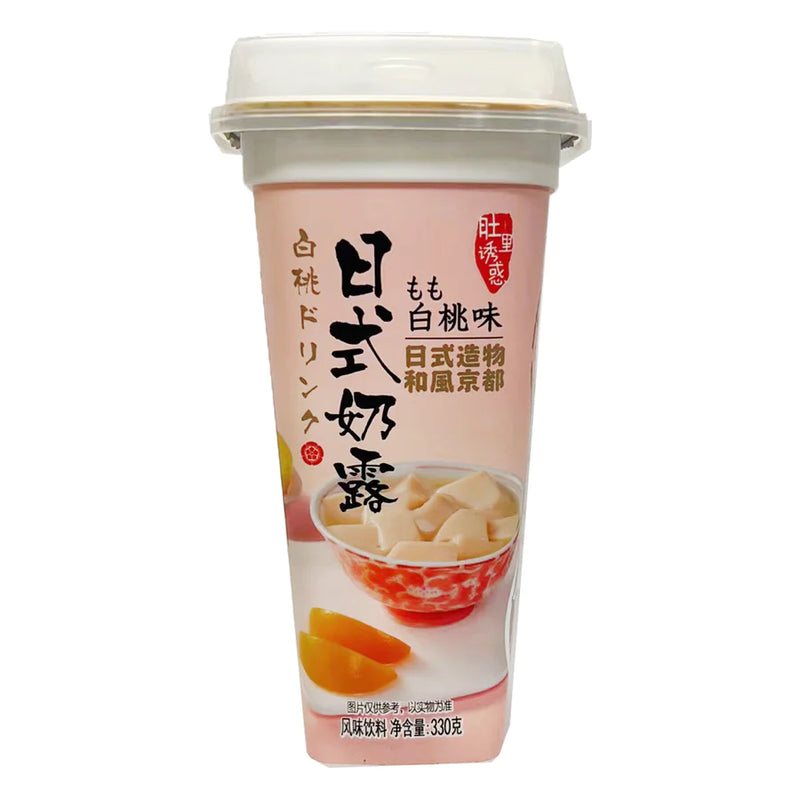 DL Japanese Pudding Drink - Peach Flavour 330g