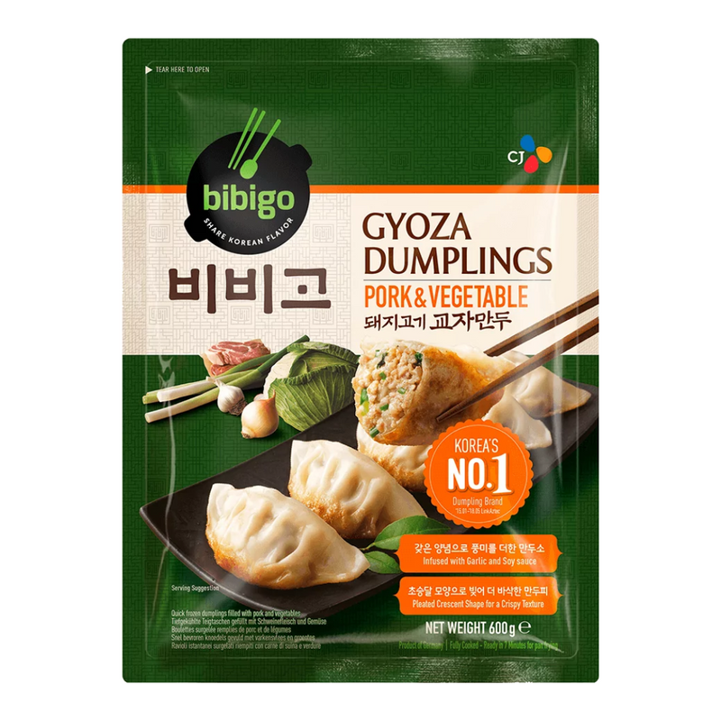 ❄️Bibigo Korean Pork & Vegetable Gyoza Dumplings 600g *BBD /11/03/2024