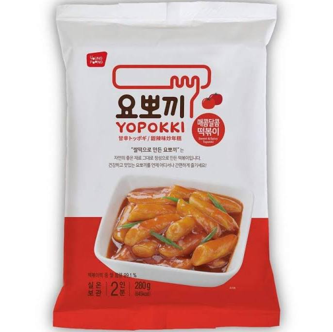 YP Instant Topokki Yopokki - Sweet & Spicy 280g