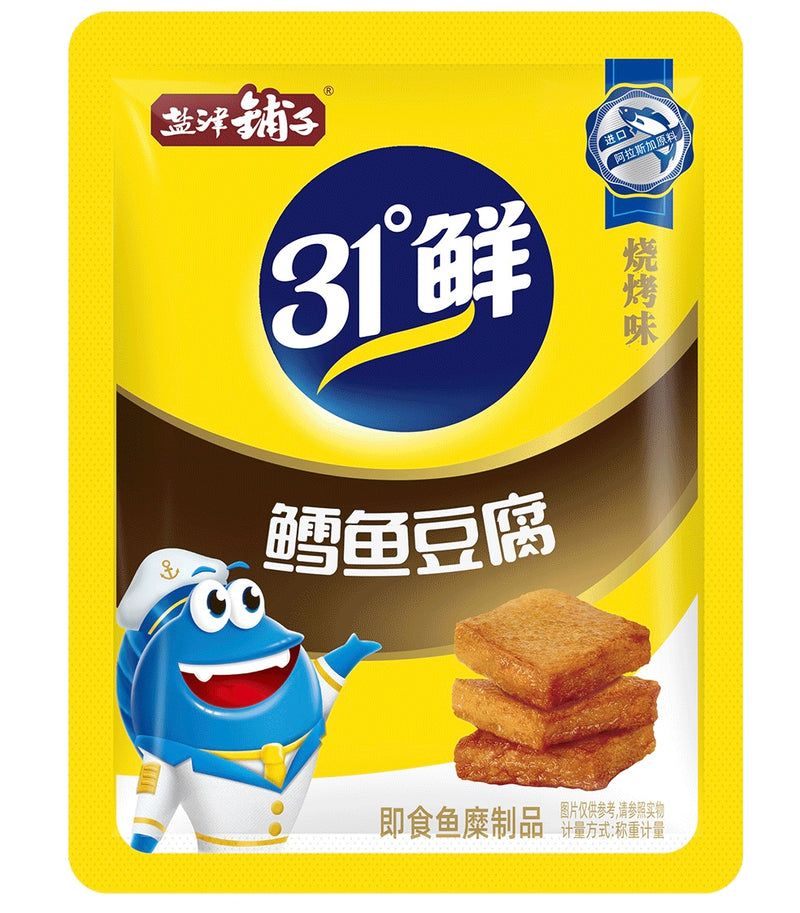 JYPZ Fish Flavoured Tofu Snack - BBQ Flavour 85g *BBD 14/06/2023