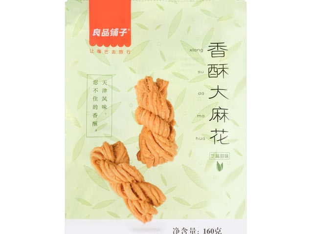 良品铺子香酥大麻花-芝麻甜味 160g