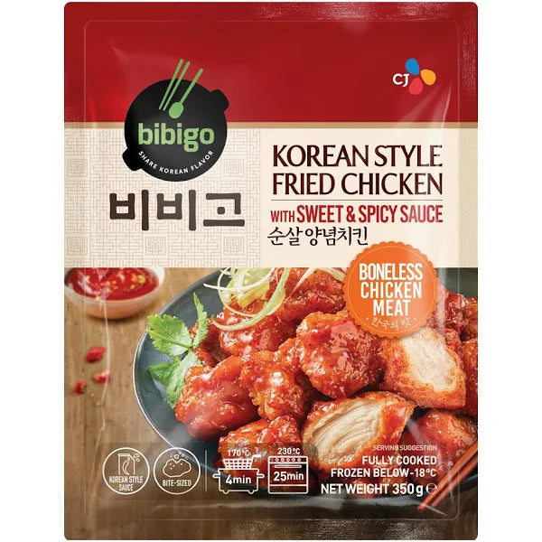 ❄️Bibigo Korean Style Fried Chicken with Sweet & Spicy Sauce 350g