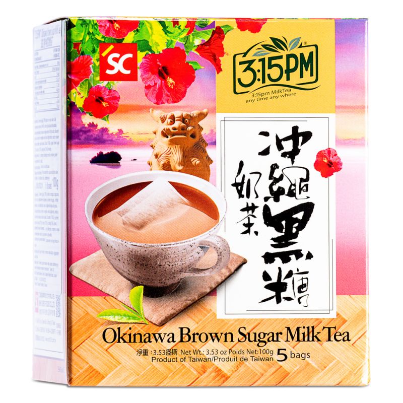 3:15PM Okinawa Brown Sugar Milk Tea Bag 100g